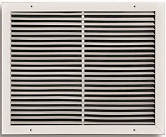 TRUAIRE TRUaire A270 14in x 14in White Aluminum Fixed Bar Return Air Grille
