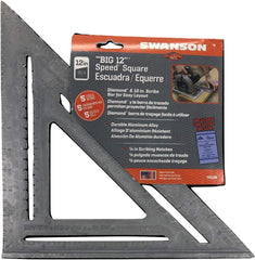 SWANSON TOOL Swanson Tool T0108 Big 12 Speed Square Layout Tool Manual 12-Inch