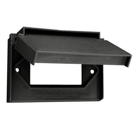 LEVITON Leviton 4996-GY 1-Gang Decora/GFCI Device Wallplate Horizontal Gray