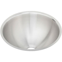 ELKAY Elkay ELUH12 Asana 14-3/8 Inch Round Undermount Bathroom Sink Stainless Steel