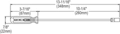 ELKAY Elkay LK350 Extra Long Sink Screwdriver Durable 10-1/4 Inch Shank Orange