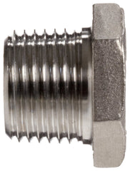Merit Brass K614-0806 Stainless Steel Hex Bushing 1/2 x 3/8 Inch Class 150
