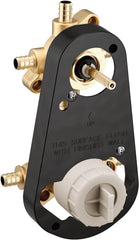 MOEN Moen U232XS M-CORE 3-Series Mixing Valve with 2 or 3 Function Integrated Transfer Valve with Crimp Ring PEX Connections and Stops