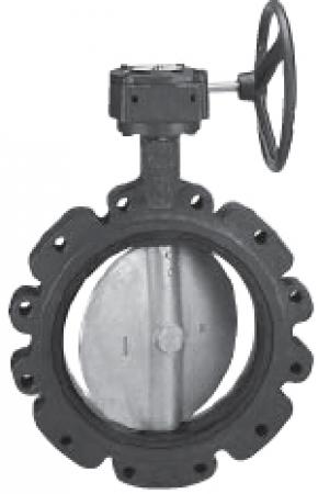 NIBCO NIBCO NLG110N LD-2000 Series 12 in. Ductile Iron EPDM Gear Operator Handle Butterfly Valve