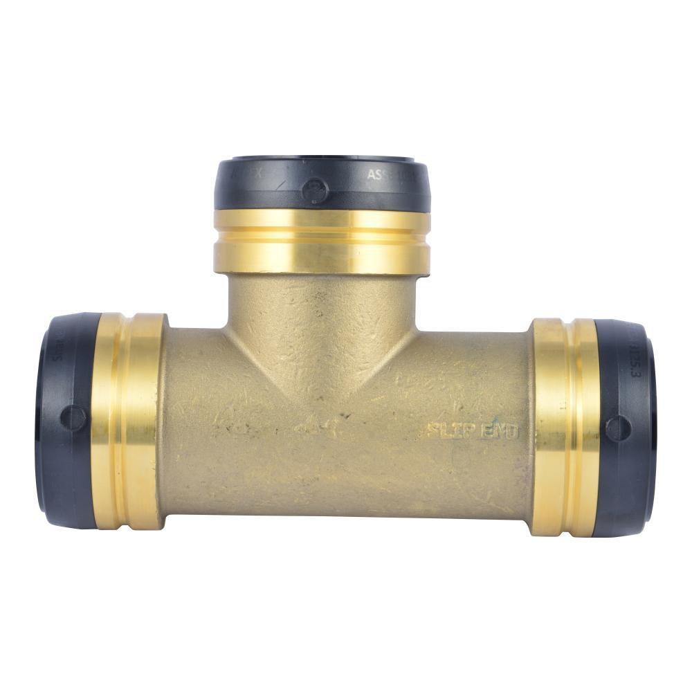 SHARKBITE SharkBite UXL0354 2 Inch Slip Tee Brass Push-to-Connect Plumbing Fitting