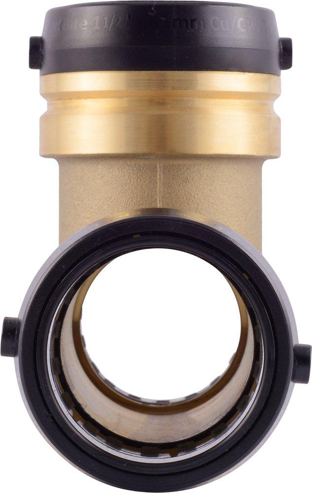 SHARKBITE SharkBite UXL0354 2 Inch Slip Tee Brass Push-to-Connect Plumbing Fitting