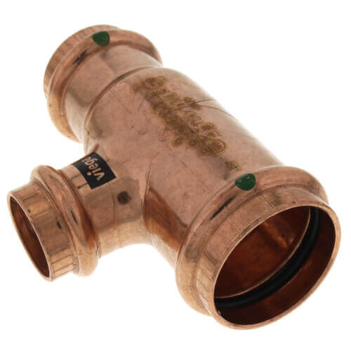VIEGA Viega 15508 ProPress Copper Tee 2 x 1-1/2 x 1-1/4 Inch NSF 61 ANSI 61 Certified