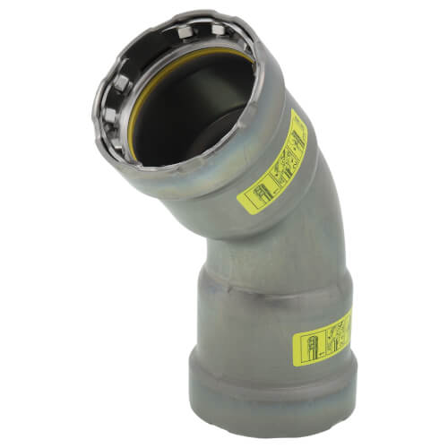 VIEGA Viega 25251 MegaPressG 45 Degree Elbow Carbon Steel Press Connection