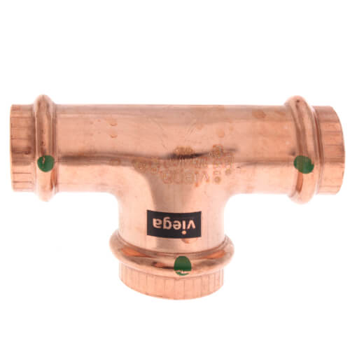 VIEGA Viega 77407 ProPress Zero Lead Copper Tee 3/4-Inch by 3/4-Inch by 1-Inch P x P x P