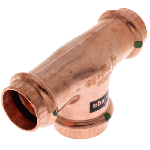 VIEGA Viega 77407 ProPress Zero Lead Copper Tee 3/4-Inch by 3/4-Inch by 1-Inch P x P x P