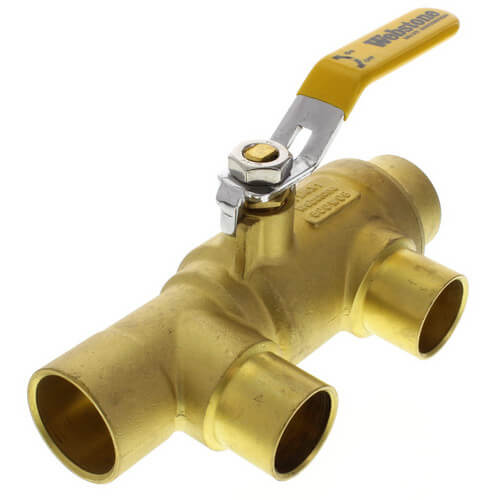 WEBSTONE Webstone 58654 NIBCO 1-1/4 x 1 SWT PRIM/SEC Loop Purge TEE 600 WOG
