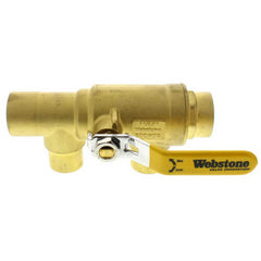 Webstone 58654 NIBCO 1-1/4 x 1 SWT PRIM/SEC Loop Purge TEE 600 WOG