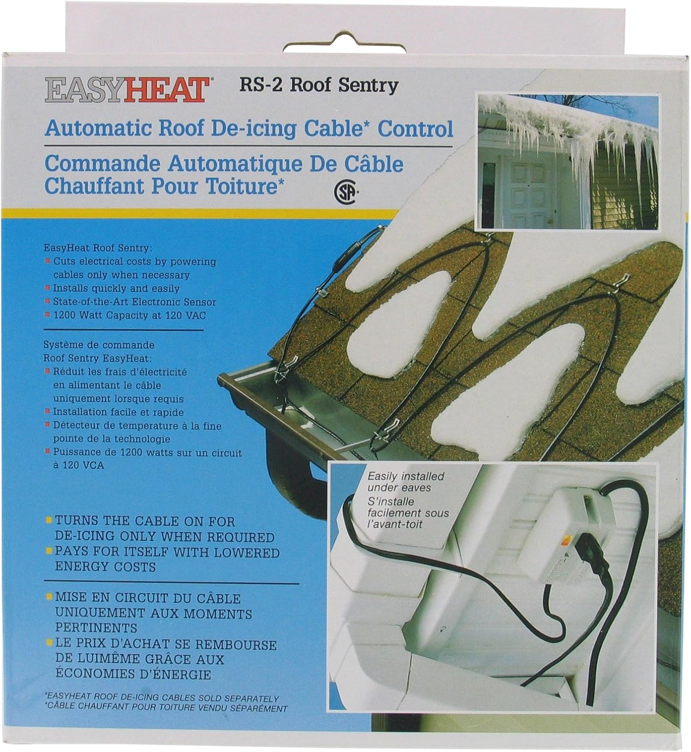 EASY HEAT Easy Heat RS-2 Automatic Roof De-Icing Cable Control 120 Volts
