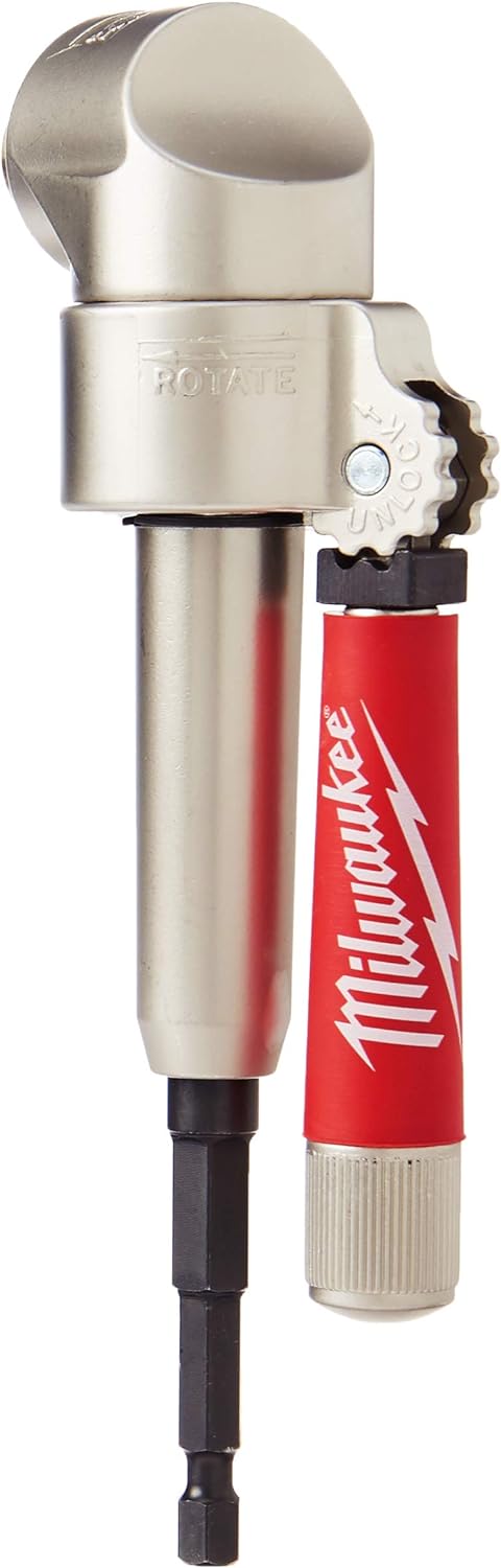 MILWAUKEE Milwaukee 49-22-8510 Right Angle Drill Attachment Kit 1/4 inch Shank Diameter 235 in-lb Torque