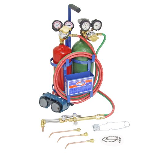 UNIWELD Uniweld KL71-4C Patriot Weld, Braze and Cut Outfit with Metal Carrying Stand
