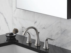 DELTA FAUCET DELTA FAUCET 3538-SSMPU-DST Lahara Widespread Bathroom Faucet Stainless 1.2 GPM