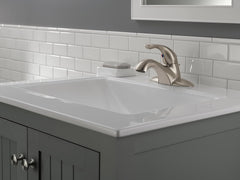 DELTA FAUCET Delta Faucet 520-SSMPU-DST Classic Centerset Bathroom Faucet Stainless