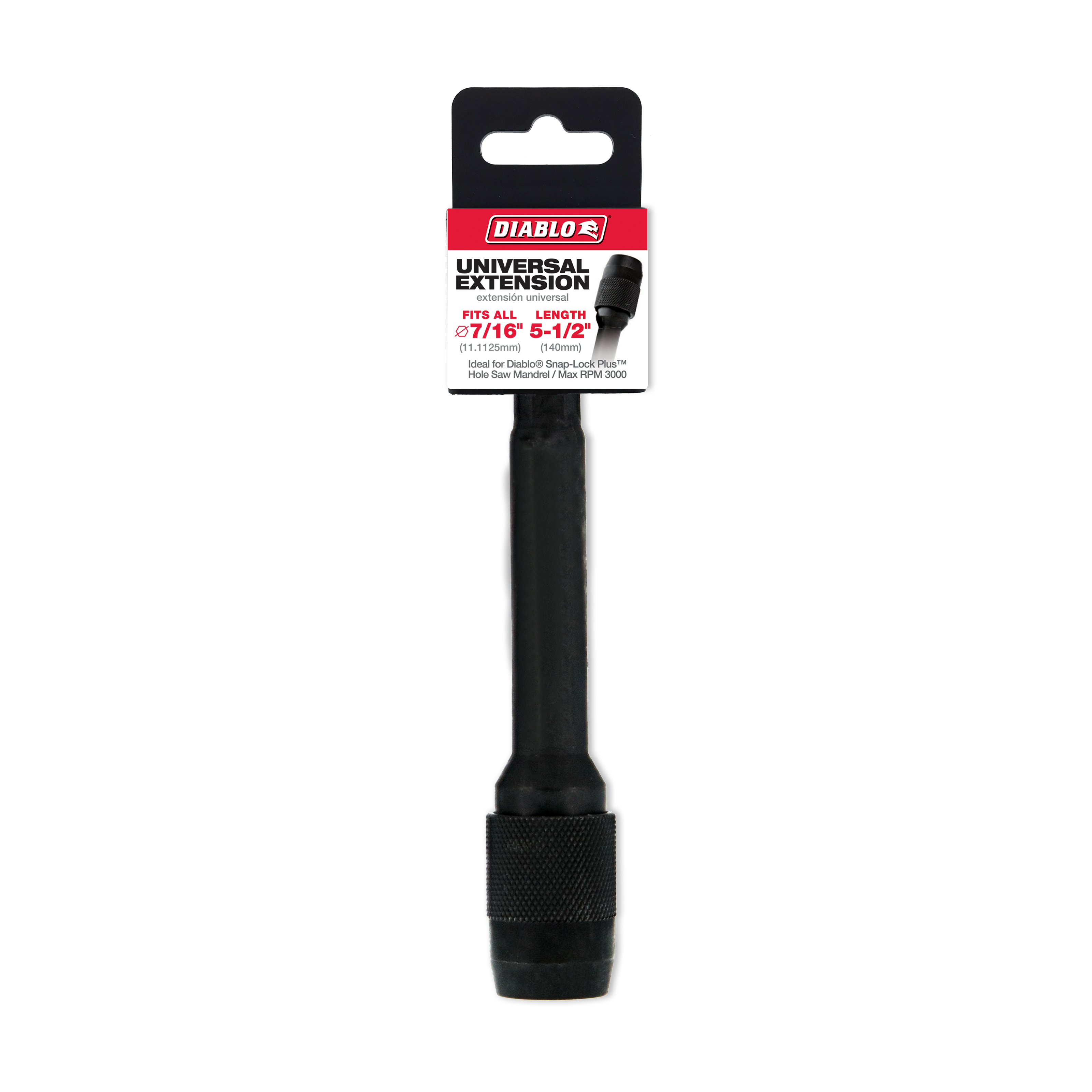 DIABLO Diablo DHS500XT6 Drill Bit Extension 5-1/2 Inch by 7/16 Inch Shank Quick-Change