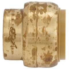 SharkBite U518LF 3/4 Inch Push-Fit End Cap Brass Fitting