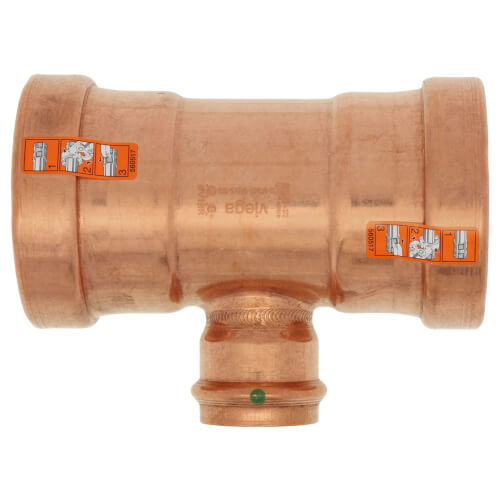 VIEGA Viega 22288 ProPress XL-C Copper Tee 2-1/2 Inch by 2-1/2 Inch by 1-1/4 Inch Pack of 1