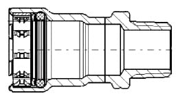 VIEGA Viega 25101 MegaPressG x MPT 1/2 Inch Carbon Steel Adapter