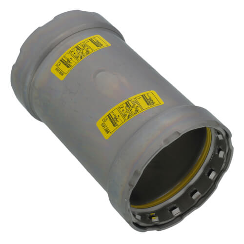 VIEGA Viega 25056 MegaPressG Coupling without Stop Carbon Steel 2 Inch