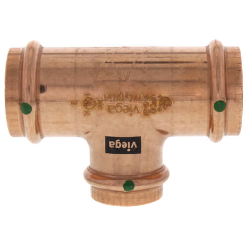 VIEGA Viega ProPress 77447 Copper Reducing Tee 1-1/4 Inch Press Connection
