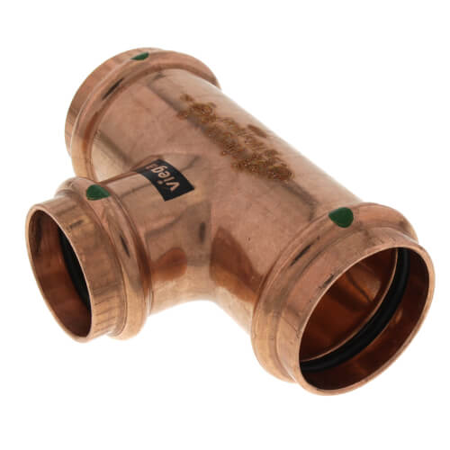 VIEGA Viega ProPress 77447 Copper Reducing Tee 1-1/4 Inch Press Connection