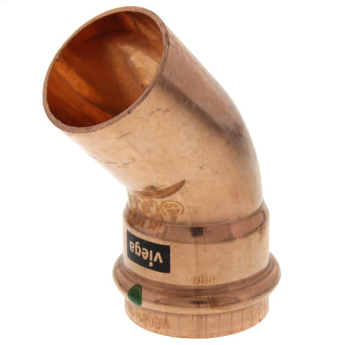VIEGA Viega 77063 ProPress Copper 45 Degree Street Elbow 1-1/4 inch Press x Fitting
