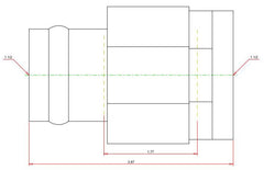 VIEGA VIEGA 79720 ProPress 1-1/2 Inch Bronze Union
