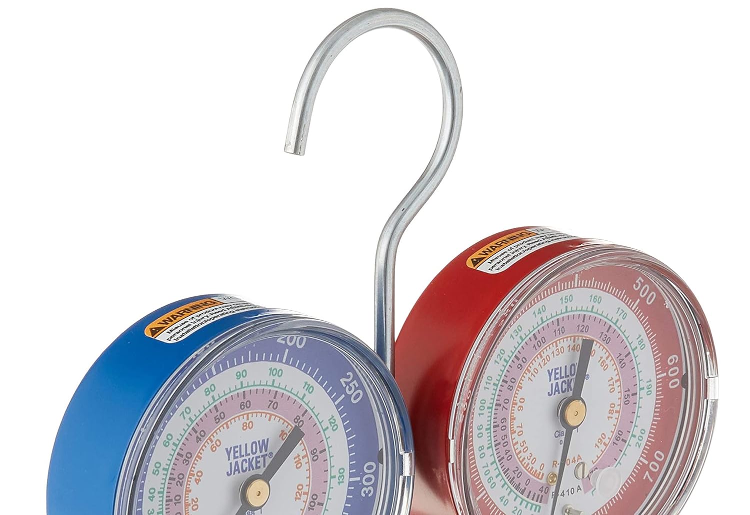 YELLOW JACKET Yellow Jacket 42001 Mechanical Manifold Gauge Set 2-Valve 800 PSI Working 4000 PSI Burst R-22/R-404A/R-410A