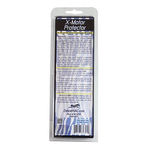 ZEBRA INSTRUMENTS Zebra Instruments X13PR ECM Motor Surge Protector Plug-In Transient, Lightning, Spike for 120-240V