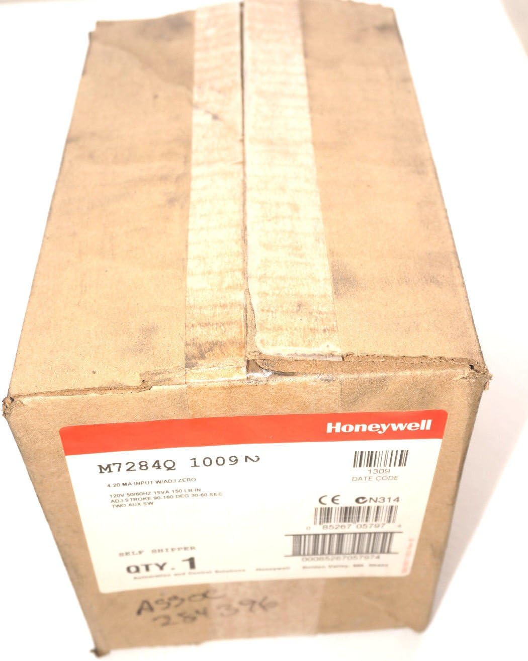 HONEYWELL Honeywell M7284Q1009 120V Non-Spring Return Actuator 150 lb-in Torque
