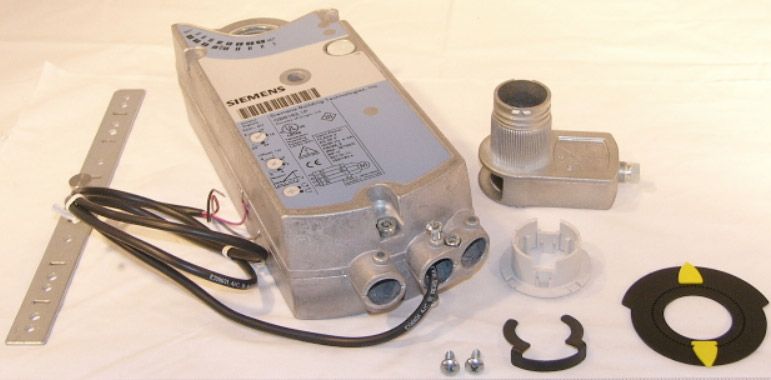 SIEMENS Siemens GCA161.1U Spring Return Electric Damper Actuator 0 to 10 Vdc Standard