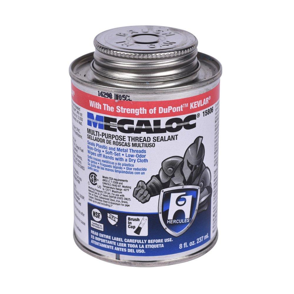 HERCULES Hercules 15806 Megaloc Multi-Purpose Thread Sealant 8 Oz