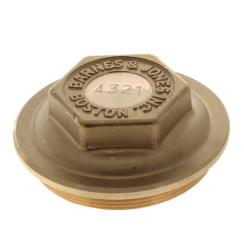 BARNES & JONES BARNES & JONES 4321C Brass Cover for Cage Units on Trane Traps Replacement Part