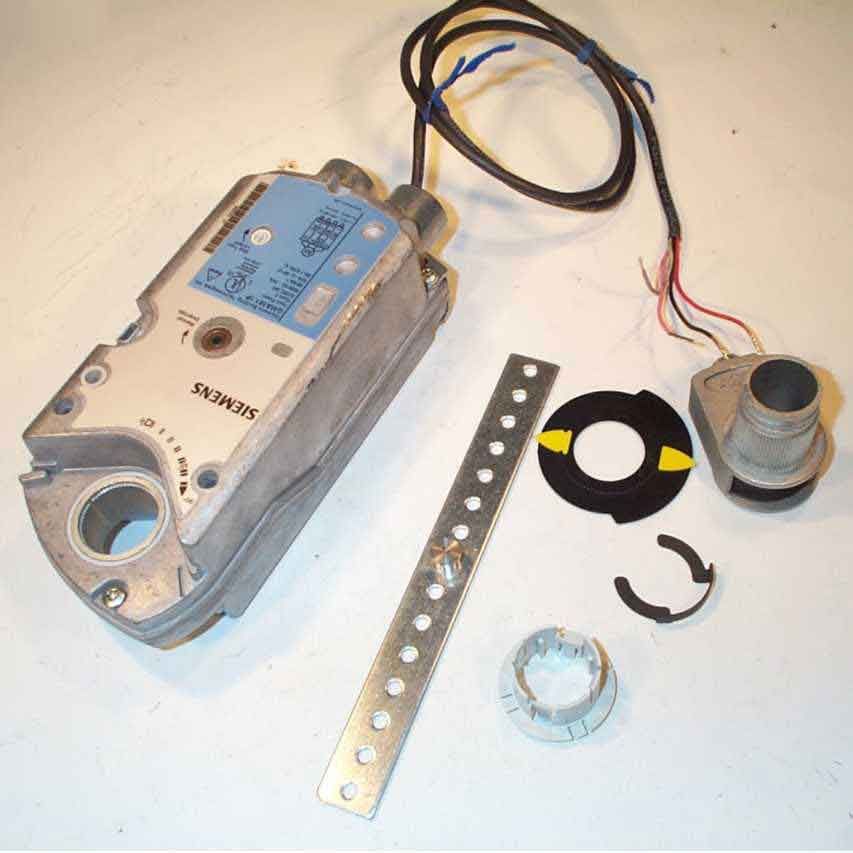 SIEMENS SIEMENS GMA161.1P Spring Return Electric Damper Actuator Modulating Plenum Cabling