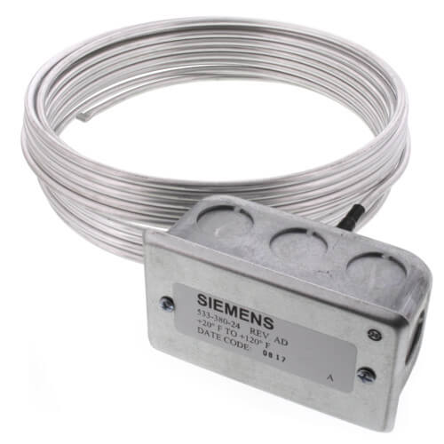 SIEMENS SIEMENS 533-380-24 Flexible Averaging Duct Sensor 20 to 120-Degree Fahrenheit 24-Feet Probe