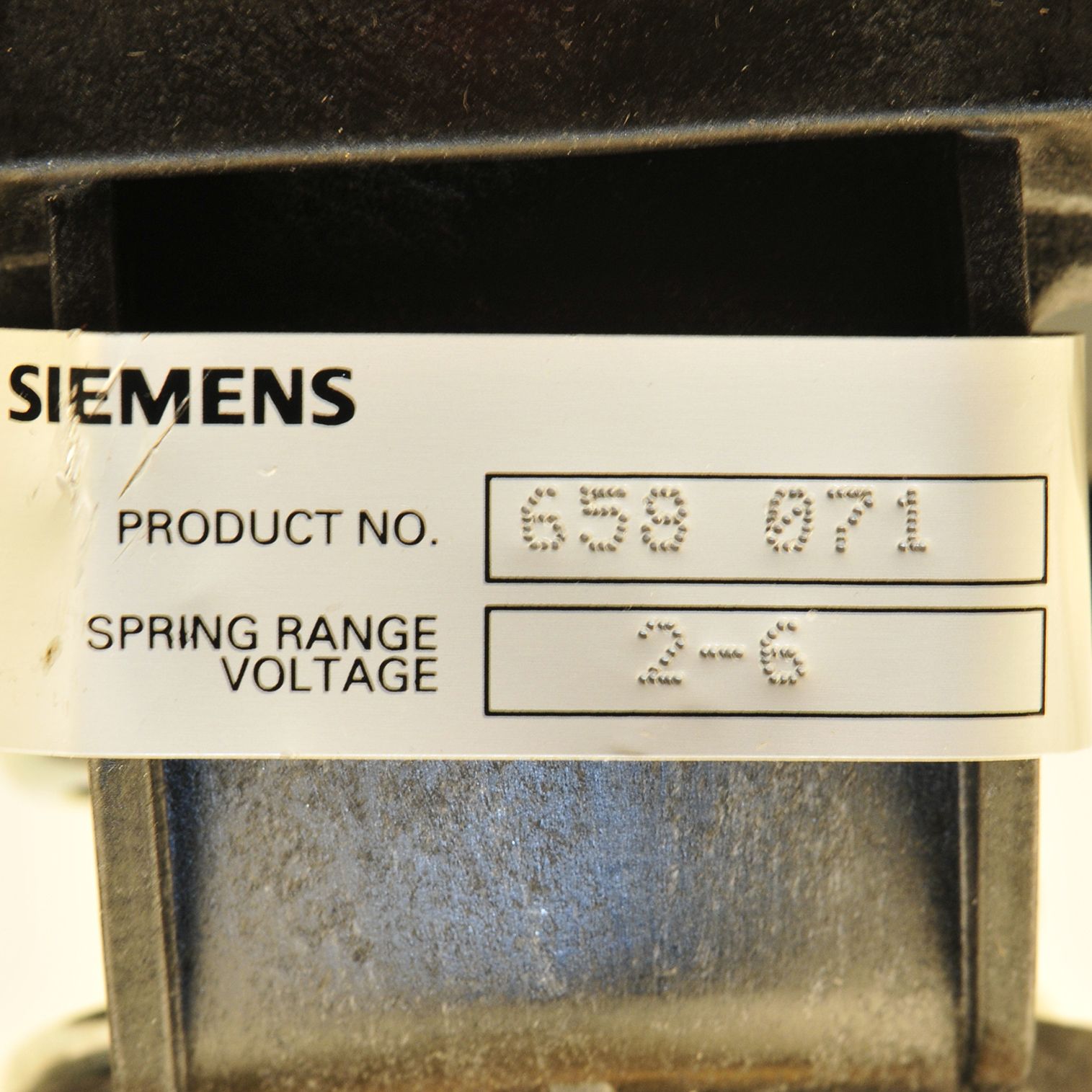 SIEMENS Siemens 658-071 VP658 Replacement Actuator Assembly for Industrial Applications