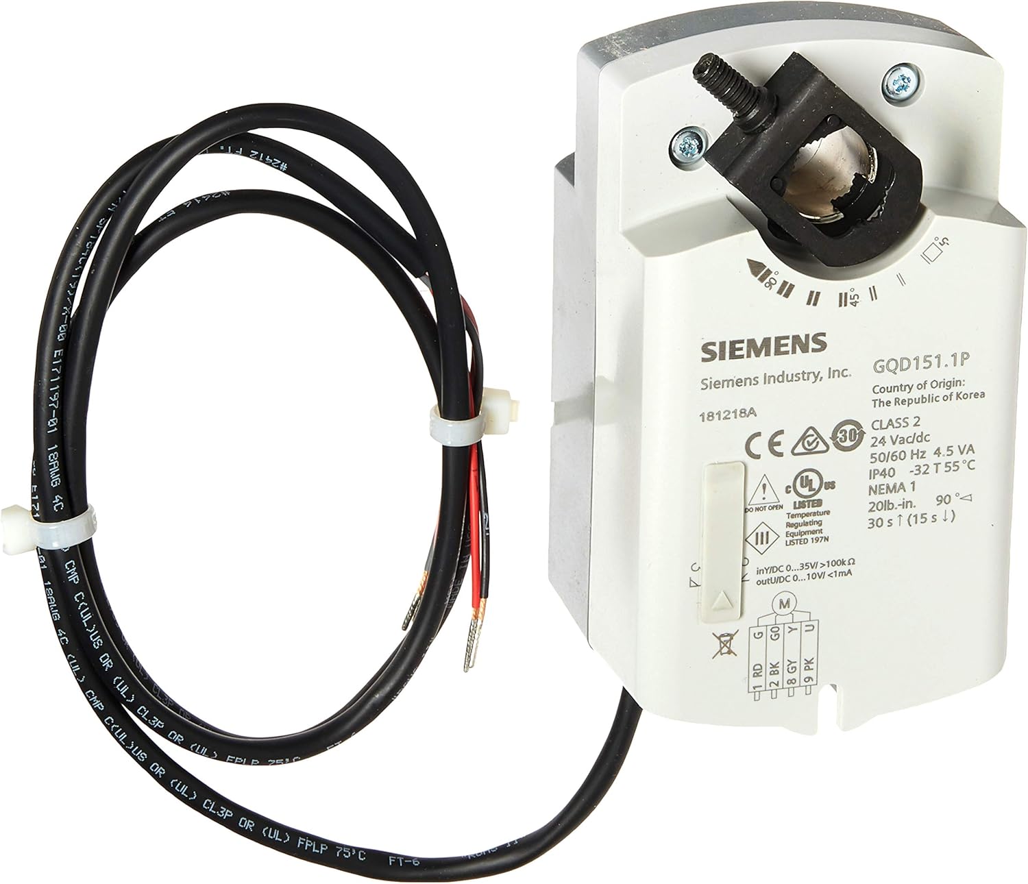 SIEMENS GQD151.1P DAMPER ACTUATORS