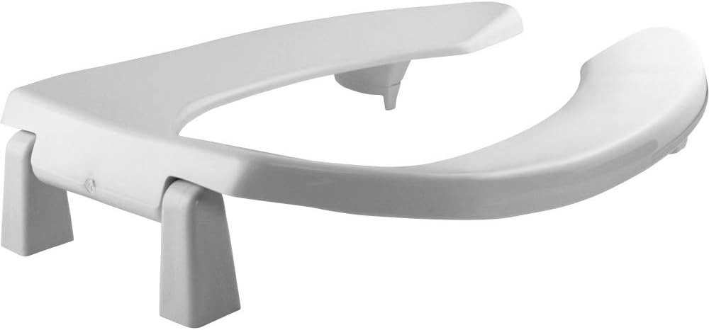 BEMIS Bemis 2L2155T000 Medic-Aid 2 Lift Raised Open Front Plastic Toilet Seat Elongated