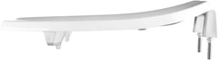 Bemis 2L2155T000 Medic-Aid 2 Lift Raised Open Front Plastic Toilet Seat Elongated