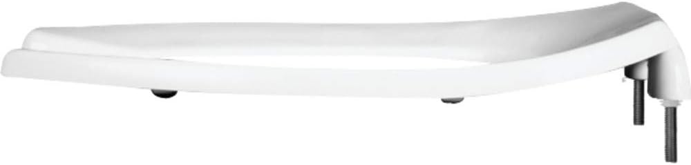 BEMIS Bemis 1955CT000 Elongated Open Front Commercial Toilet Seat Plastic White