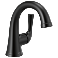DELTA FAUCET Delta 533LF-BLMPU Kayra 1.2 GPM Matte Black Single Handle Bathroom Faucet