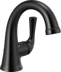 DELTA FAUCET Delta 533LF-BLMPU Kayra 1.2 GPM Matte Black Single Handle Bathroom Faucet