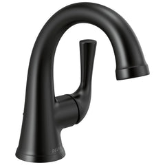 DELTA FAUCET Delta 533LF-BLMPU Kayra 1.2 GPM Matte Black Single Handle Bathroom Faucet