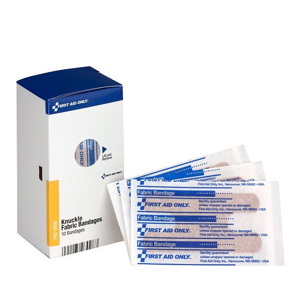FIRST AID First Aid Only FAE3008 Fabric Knuckle Bandages 10/Box