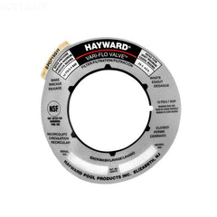 HAYWARD Hayward SPX0715G Label Plate 2 Vari-Flo Replacement