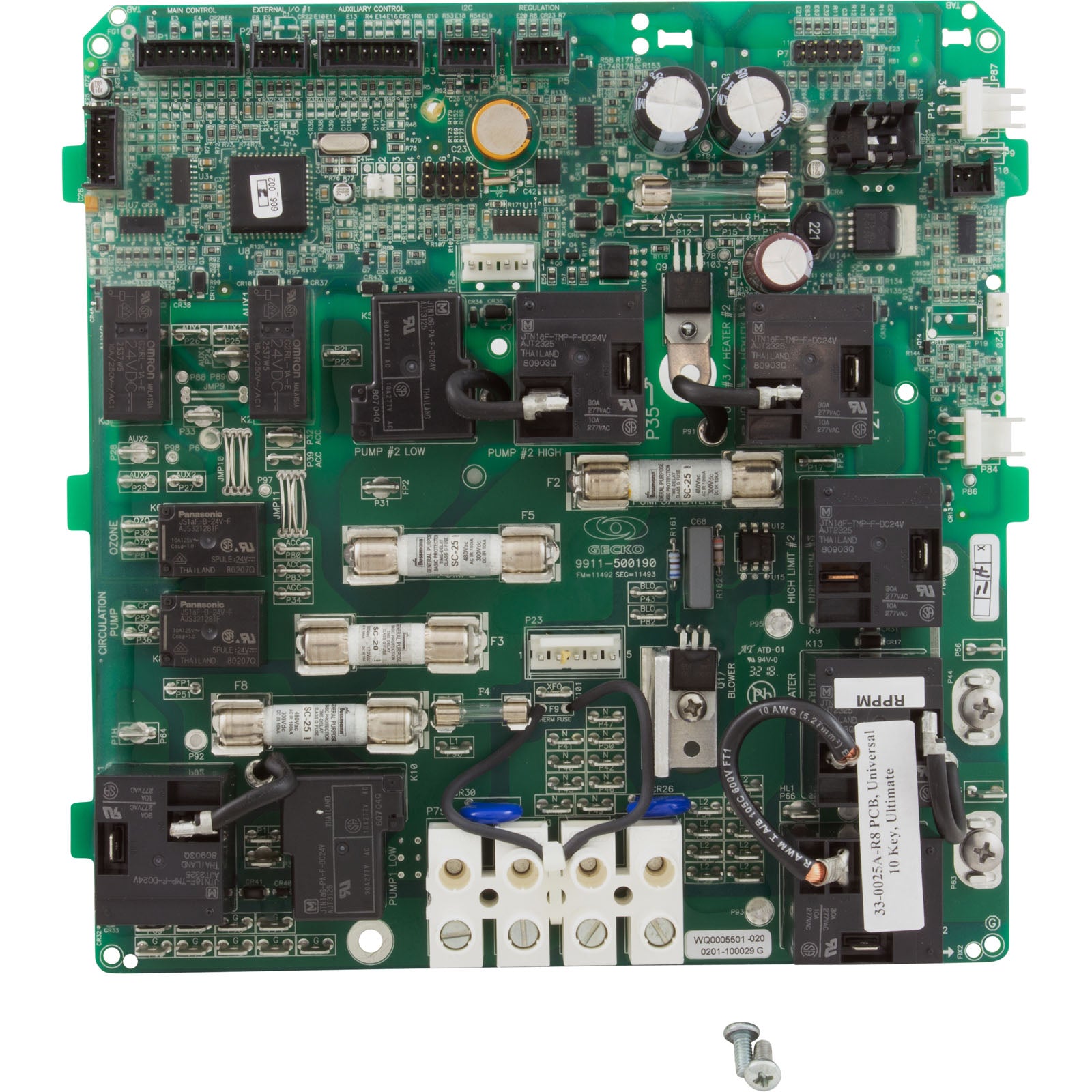 HYDROQUIP 33-0025A-K CONTROL BOARDS