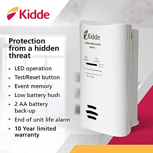 KIDDE Kidde KN-COB-DP2 Carbon Monoxide Alarm 120V AC with Electrochemical Sensor